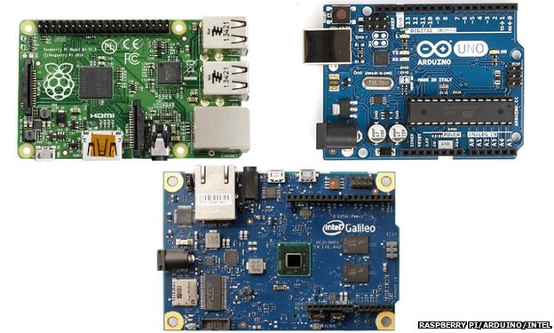 Компьютеры Raspberry Pi, Arduino и Galileo