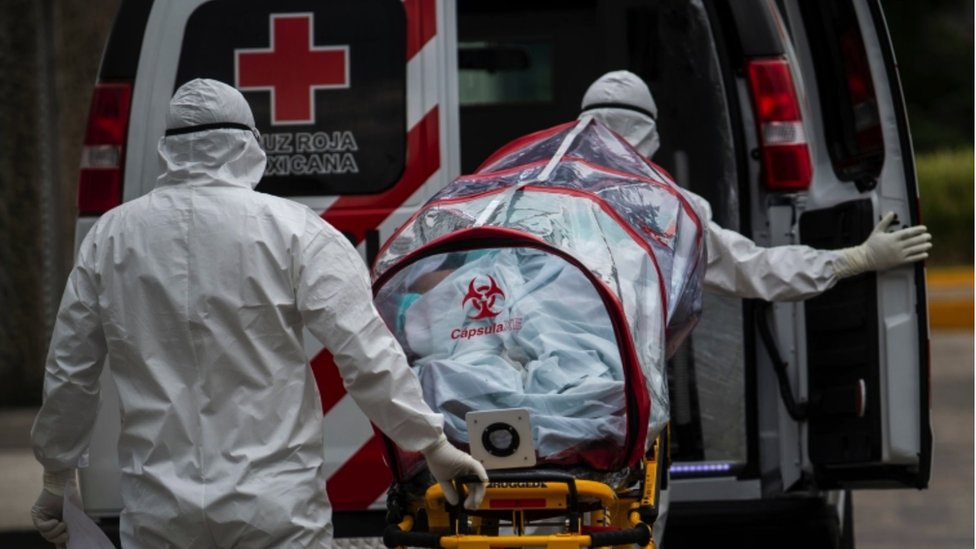 Traslado de un paciente a hospital en CDMX