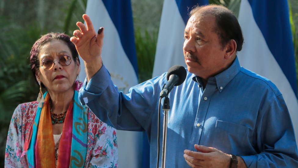 Rosario Murillo y Daniel Ortega
