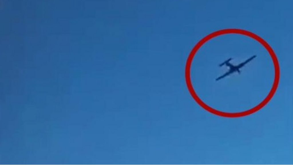 Video appears to show drone flying over Moscow