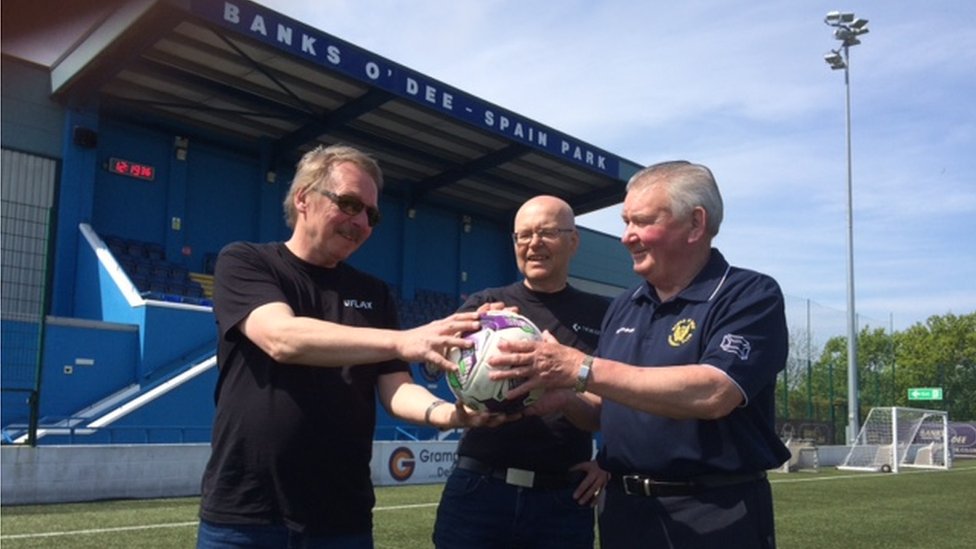 football washed up in norway returned to aberdeen bbc news