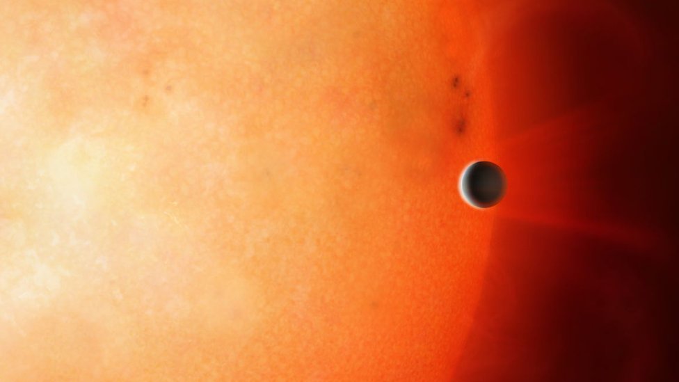 Core of a gas planet seen for the first time