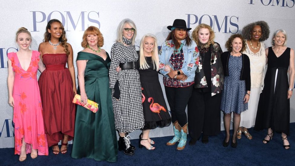 Carol Sutton appeared in films, including Poms in 2019, with Diane Keaton
