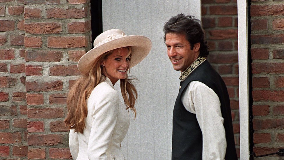 Jemima Goldsmith vivió un tiempo en Pakistán, pero el matrimonio se disolvió en 2004. Jemima Goldsmith e Imran Khan