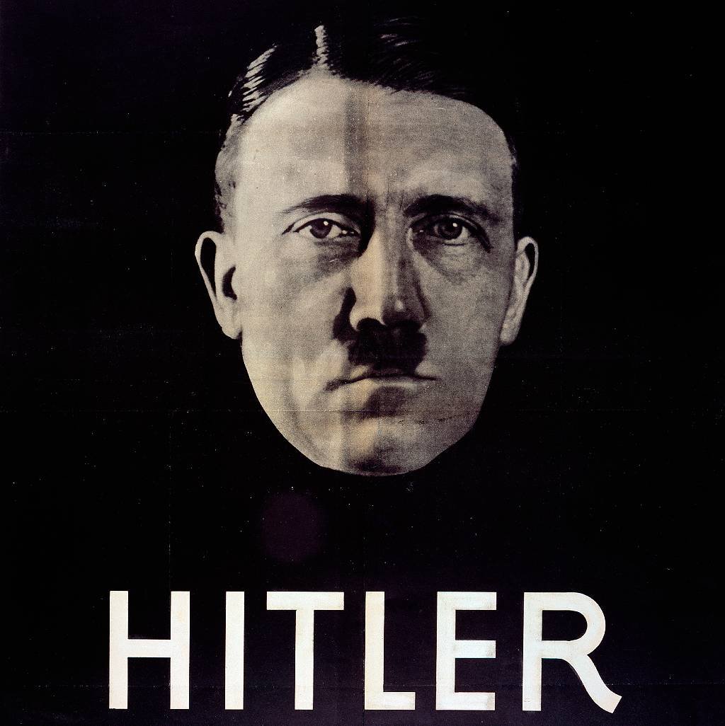 Afiche de la campaña electoral de Hitler 1932