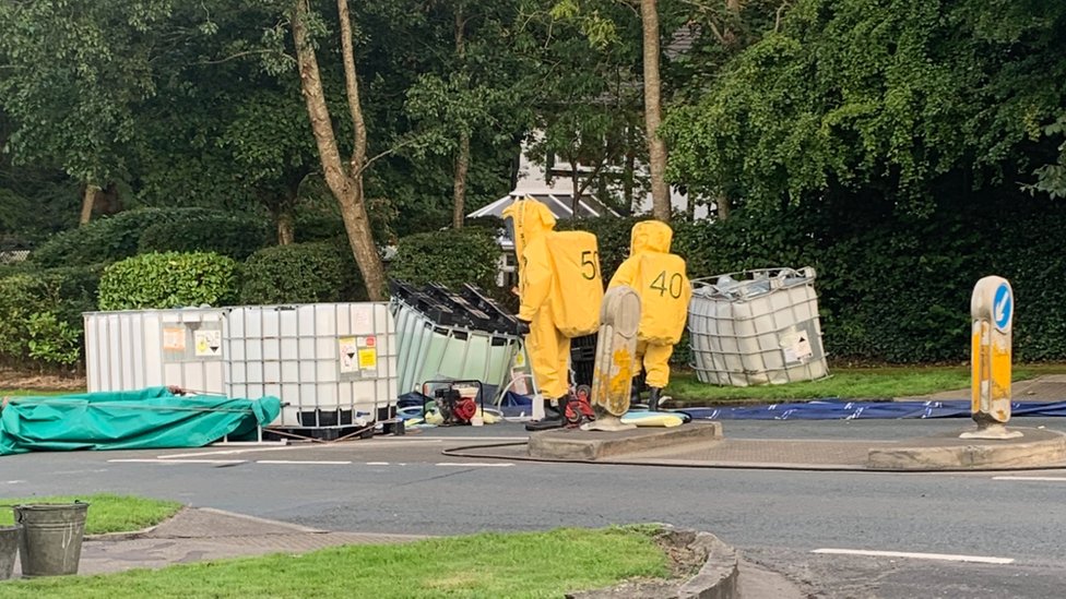 Chemical Spill Closes Isle Of Man Road For Nine Hours c News