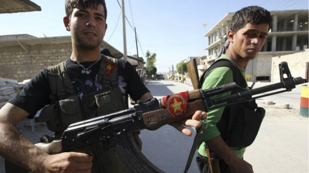 قوات وحدات حماية الشعب الكردي