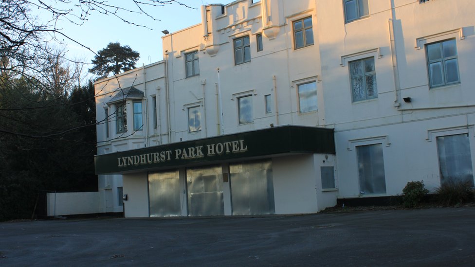 Lyndhurst hotel demolition plan refused park authority BBC News