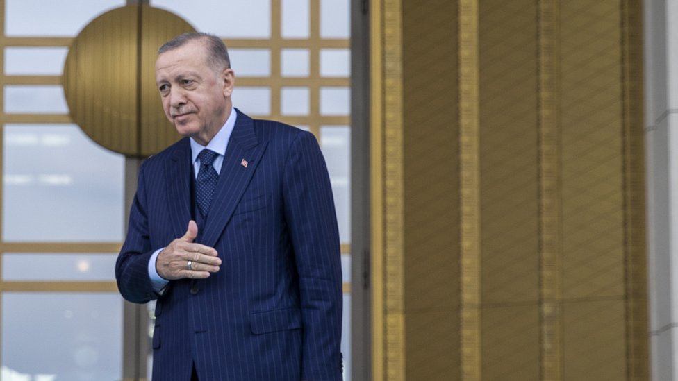Erdoğan karşılama töreni