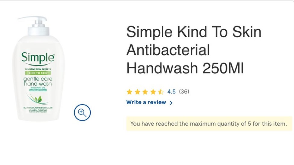 simple baby wash tesco