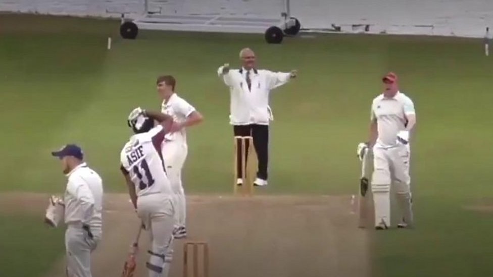 Cricketer hits huge six through his own car window