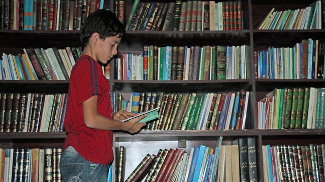 Syria's secret library - BBC News