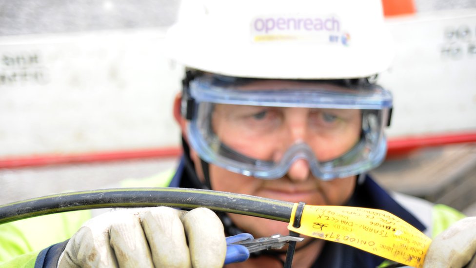 Рабочий BT Openreach