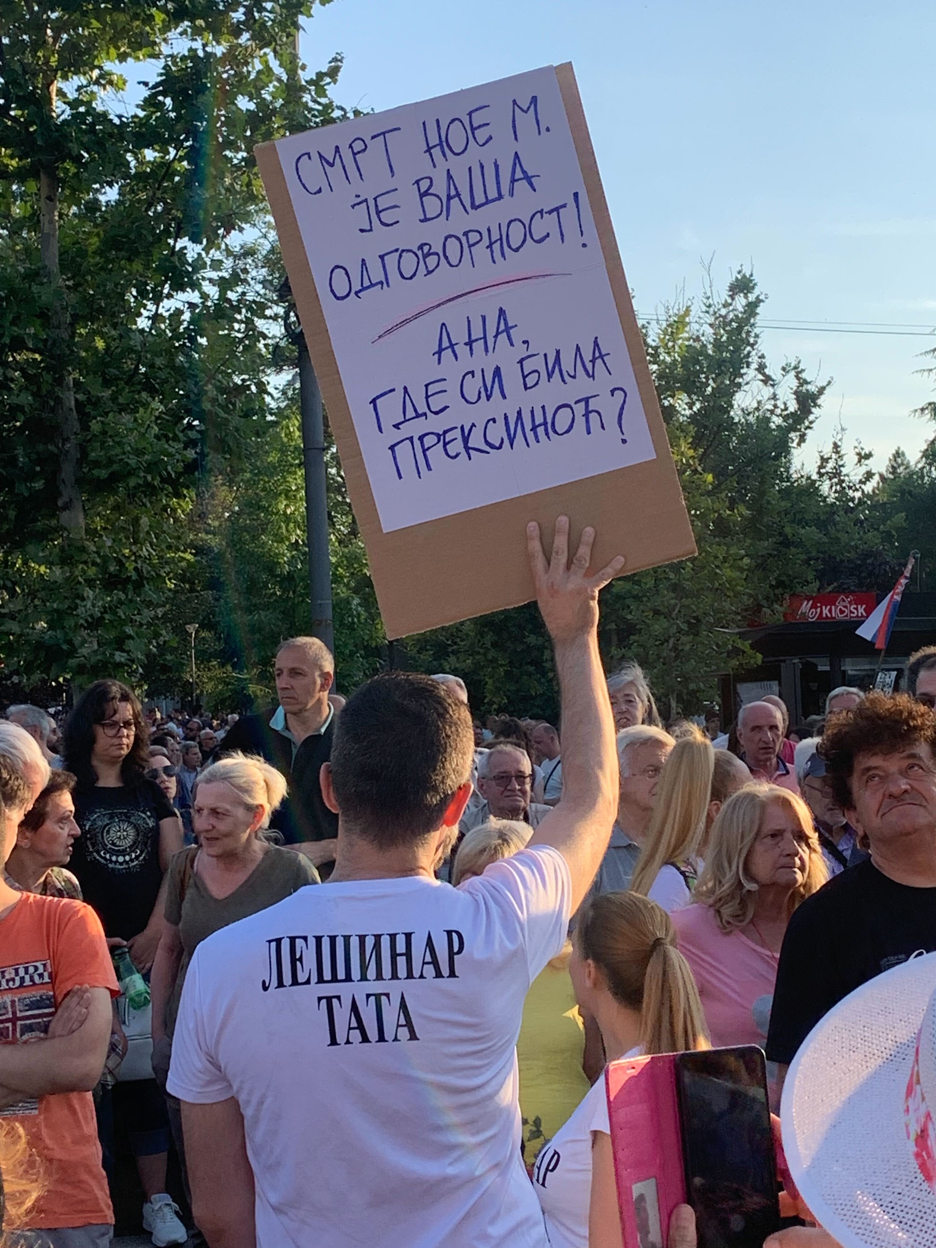 protest, Beograd, Srbija protiv nasilja