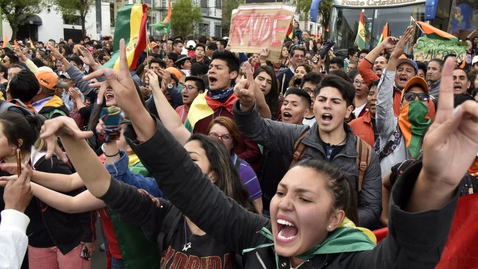 Manifestaciones en La Paz