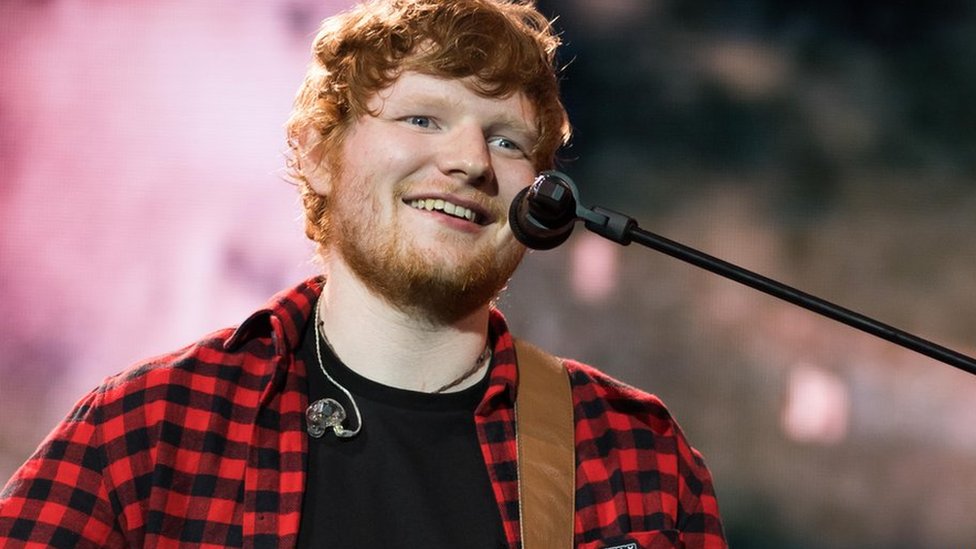 Ed Sheeran en el último Festival de Glastonbury. Ed en el último Festival de Glastonbury.