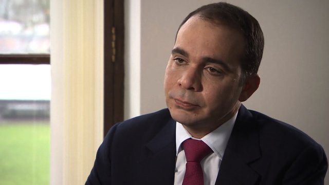 Fifa presidential candidate Prince Ali of Jordan