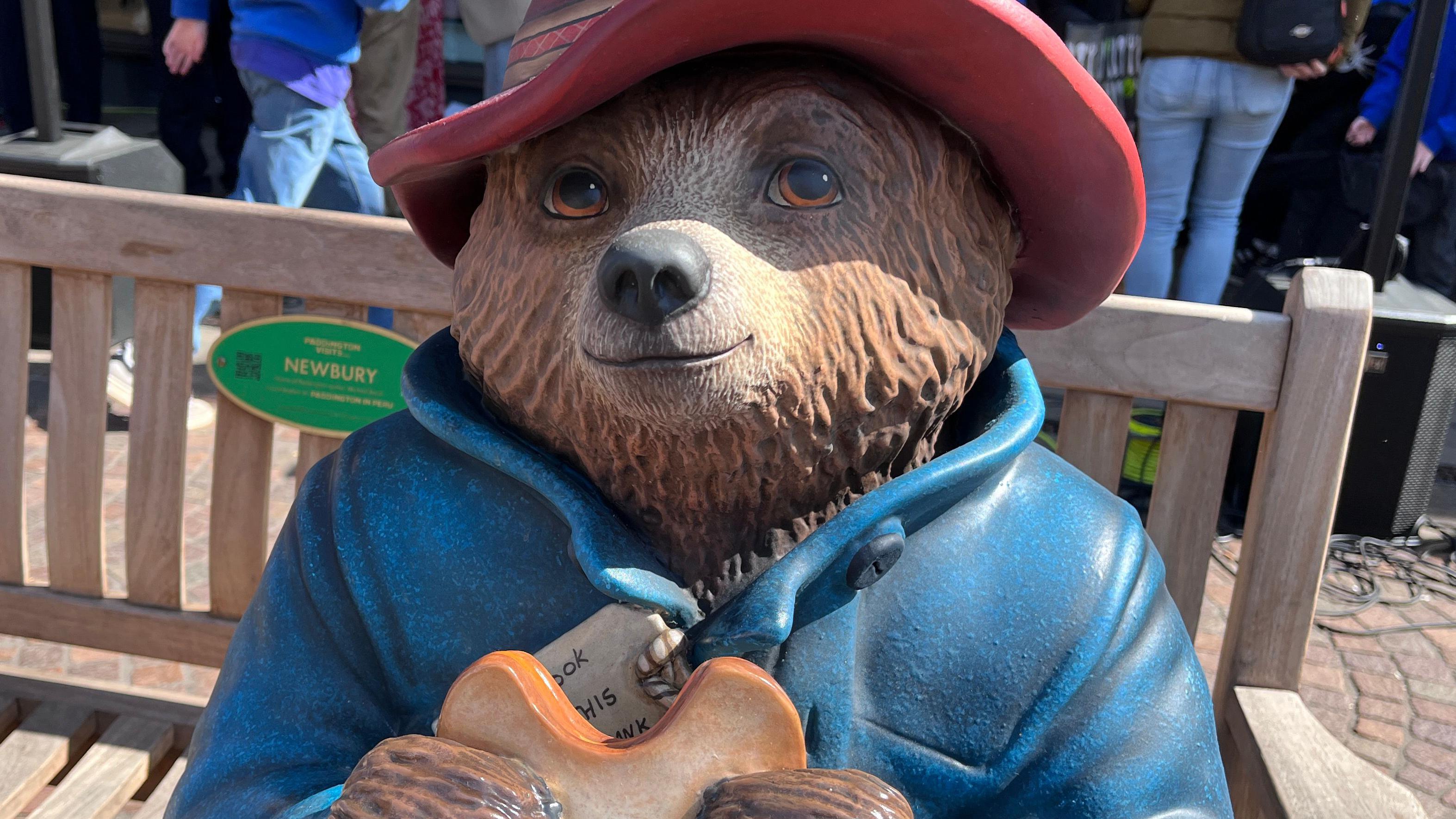 Paddington statue repaired and unveiled in Newbury