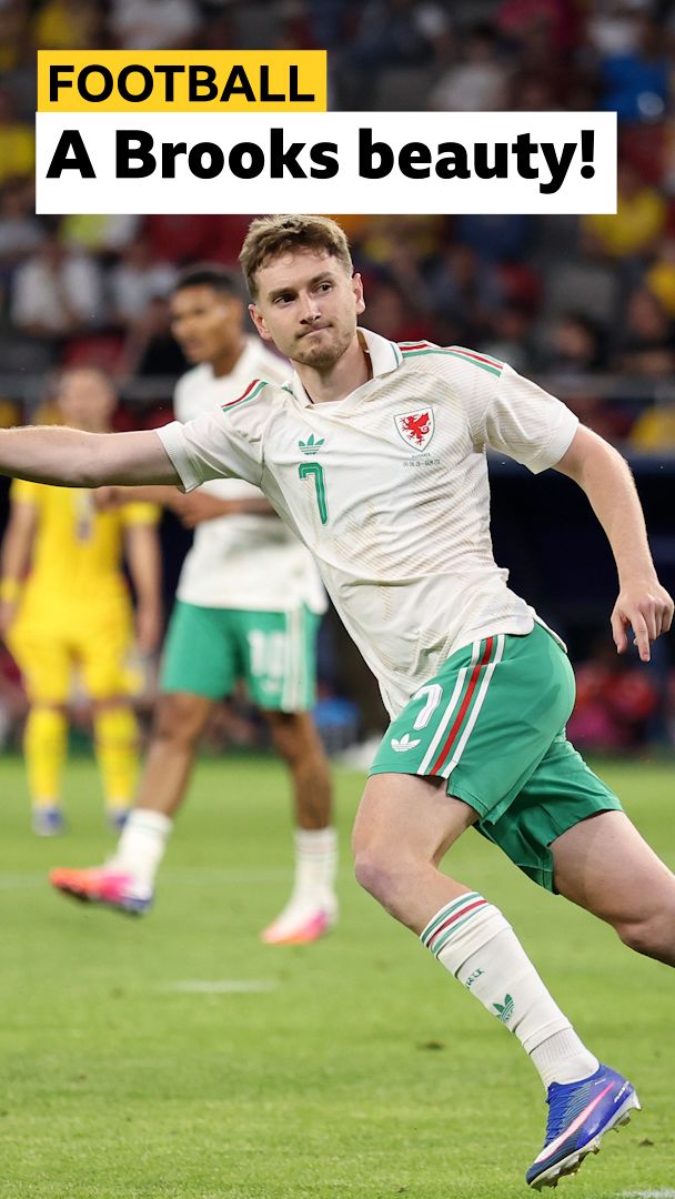 A pinpoint cross and finish for Wales!