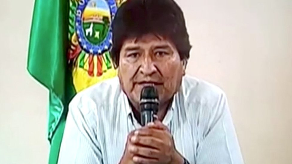 Bolivya'nın istifaya zorlanan lideri Evo Morales
