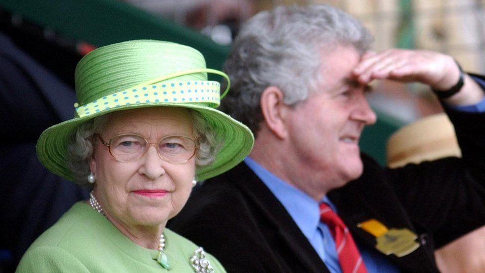 Королева с Родри Морганом в 2011 году