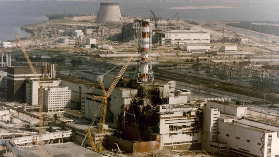 Planta de Chernóbil.