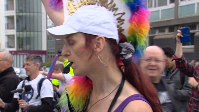 Pride Glasgow hears calls for LGBTI education - BBC News