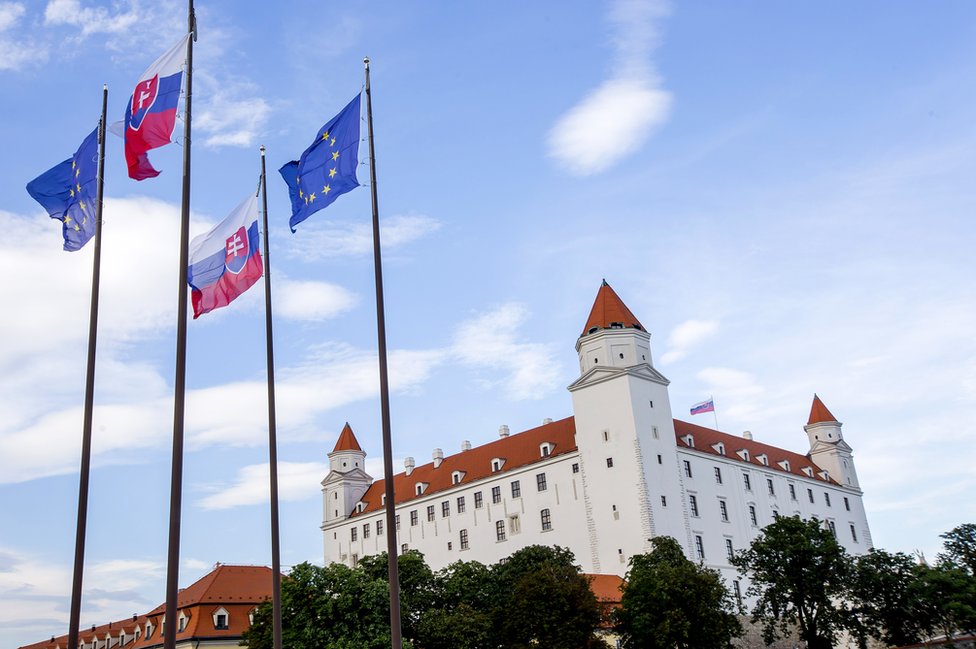 Братиславский замок, место встречи ЕС 16 сентября