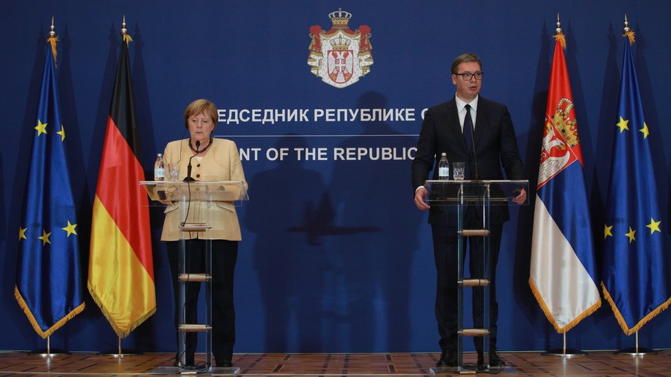 Angela Merkel i Vučić