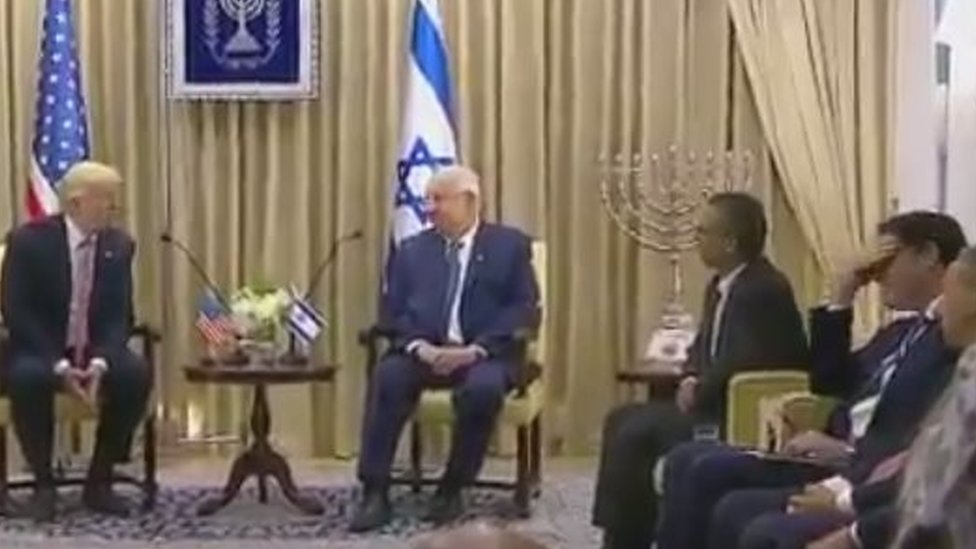 Встреча официальных лиц Израиля с президентом Трампом - 22 мая 2017 г.