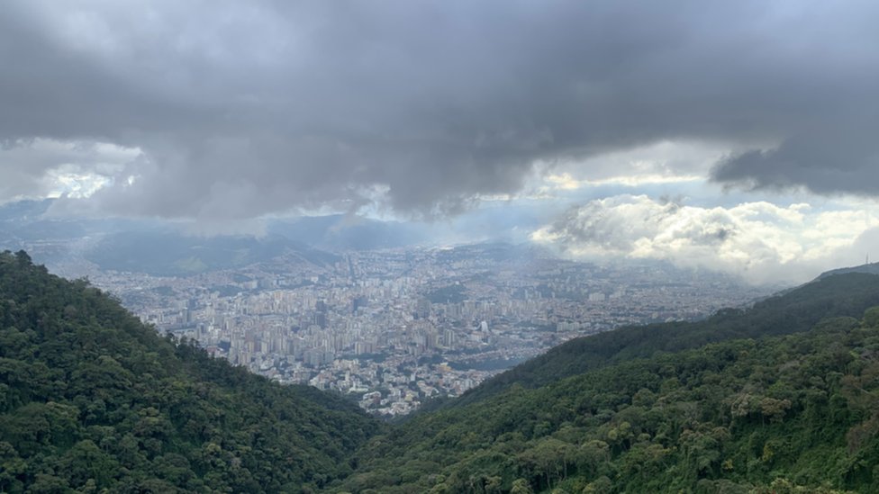 Vista de Caracas desde el Cerro Ávila.