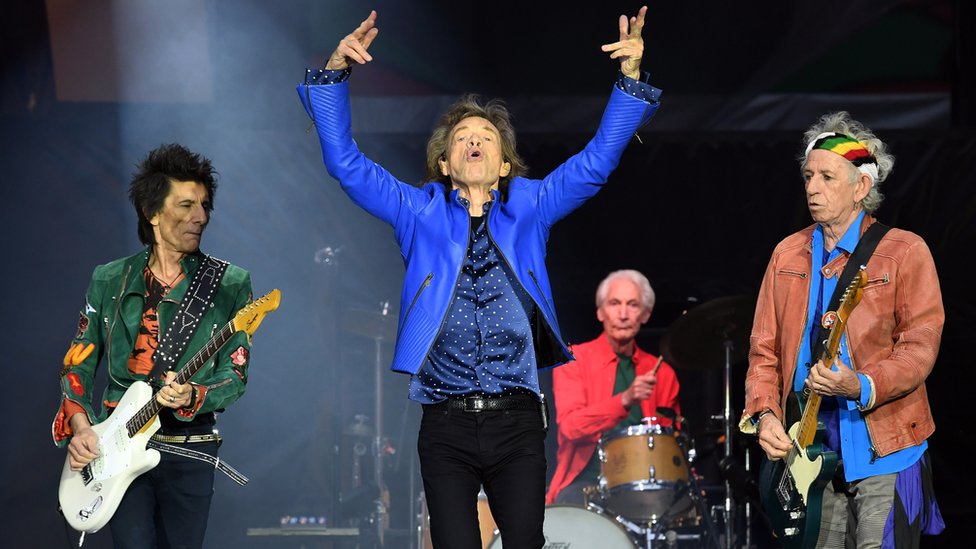Concierto de los Rolling Stones en Gales.