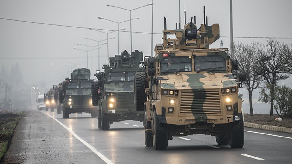 Türk ordusuna ait konvoy İdlib'de