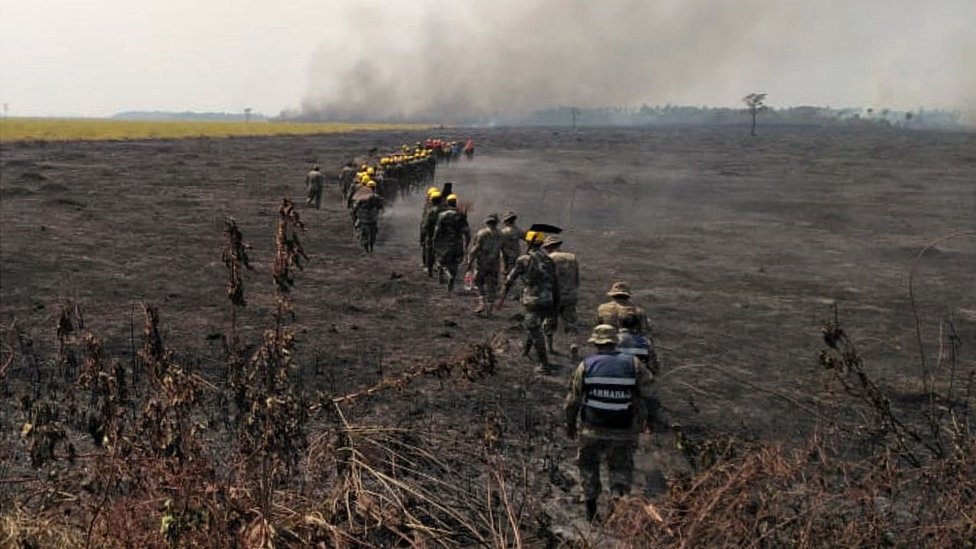 Incendios en Bolivia