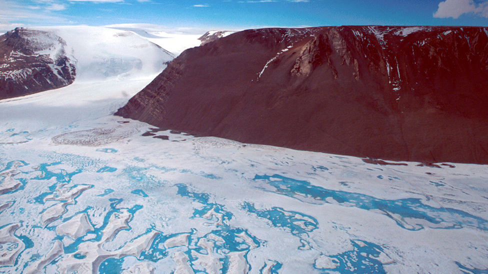 La plataforma de hielo Amery en la Antártida