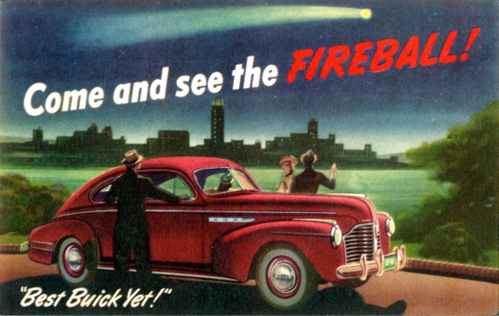 Propaganda antiga do carro Buick