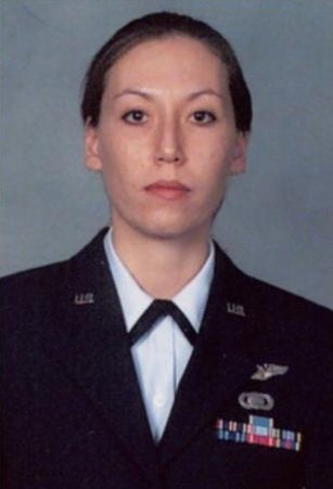Моника Витт в униформе ВВС