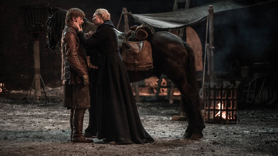 Brienne ve Jaime Lannister