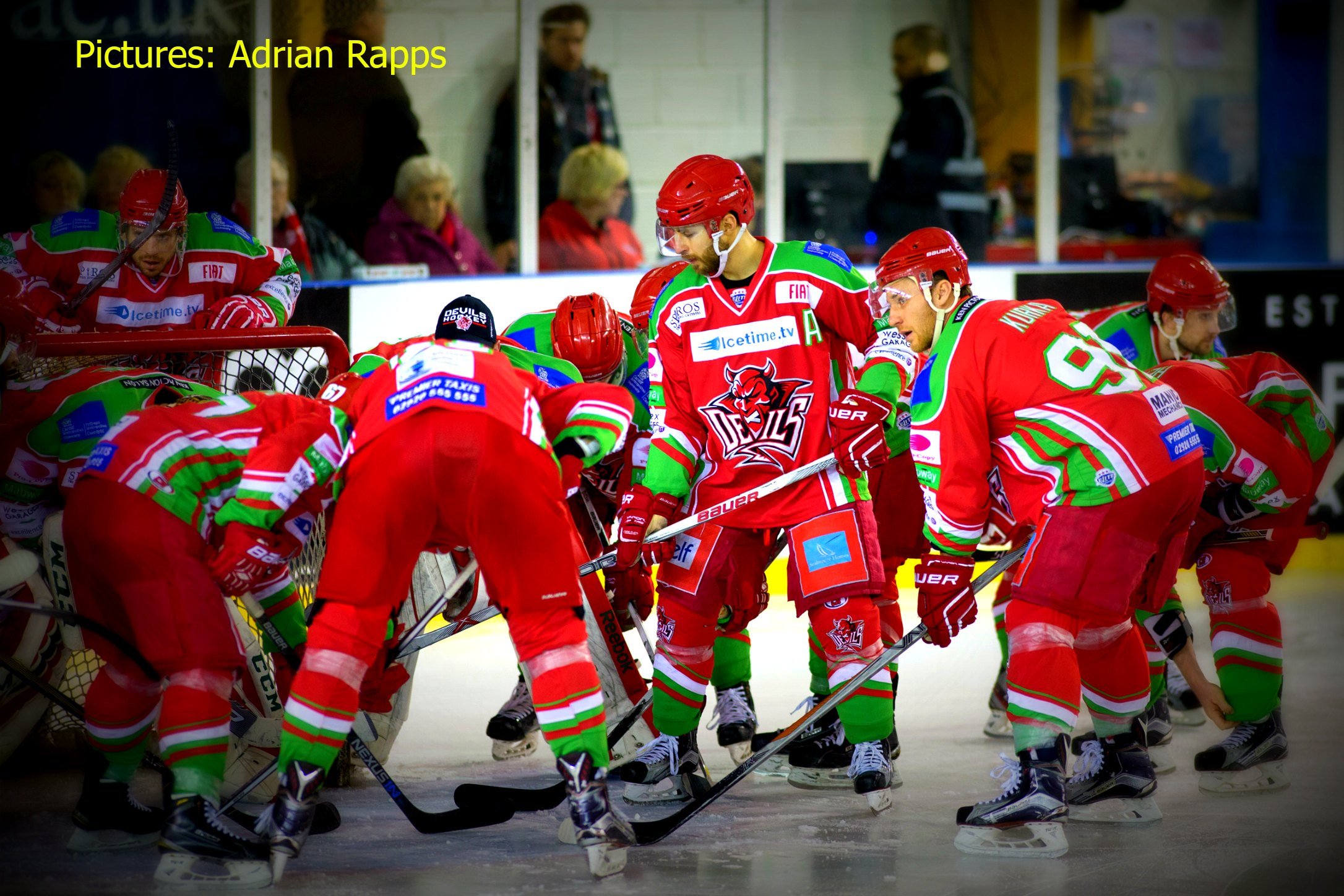 Cardiff Devils against Edinburgh Capitals