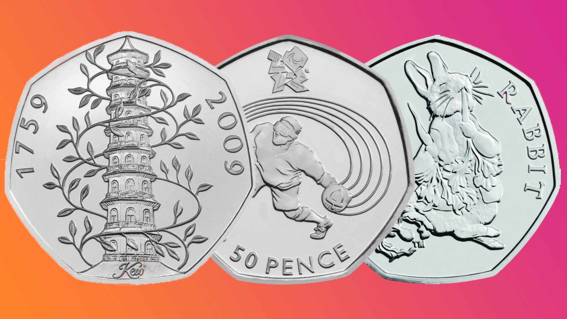 Rare coins: The Royal Mint has put out a list of the 50p designs with the  fewest coins in circulation - BBC Newsround