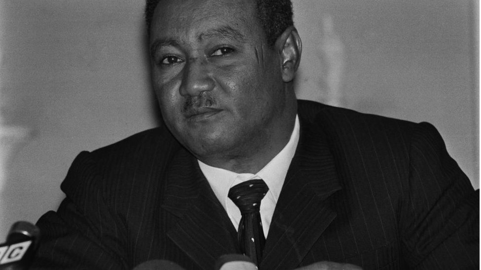 الرئيس السوداني جعفر النميري 1973