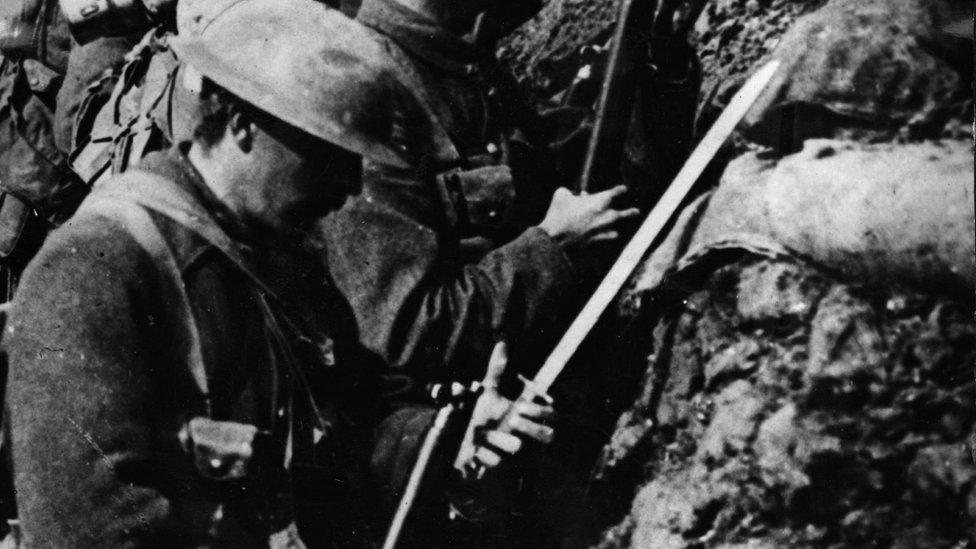 Войска готовятся к атаке 1 июля 1916 г. в битве на Сомме