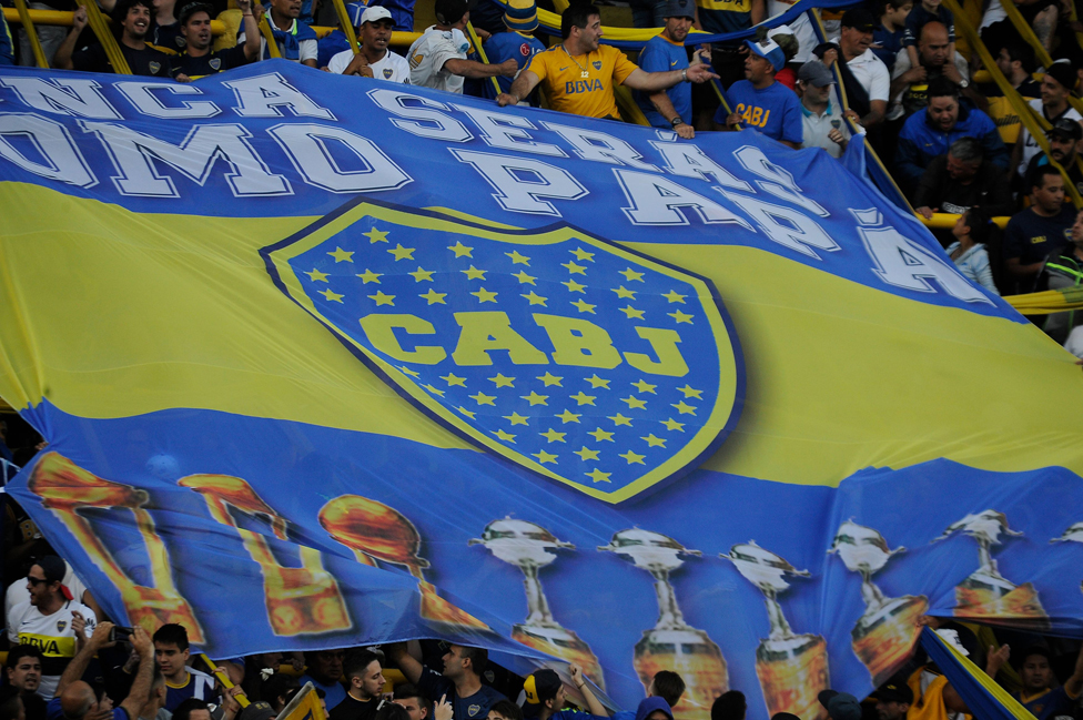 Boca Juniors clasificaría al ser el club con mejor ranking en la Conmebol. Aficionados de Boca Juniors