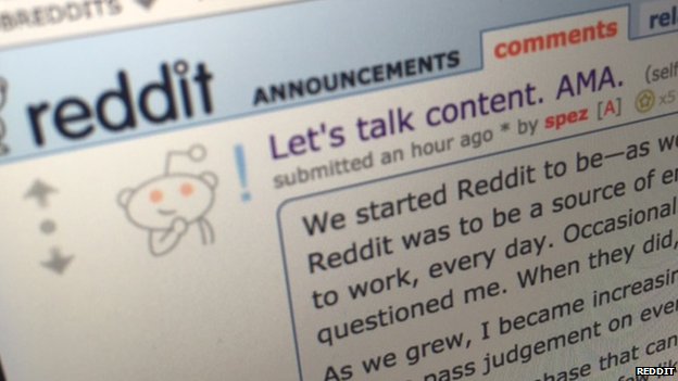 Reddit to 'hide 'abhorrent' content in policy change - BBC News