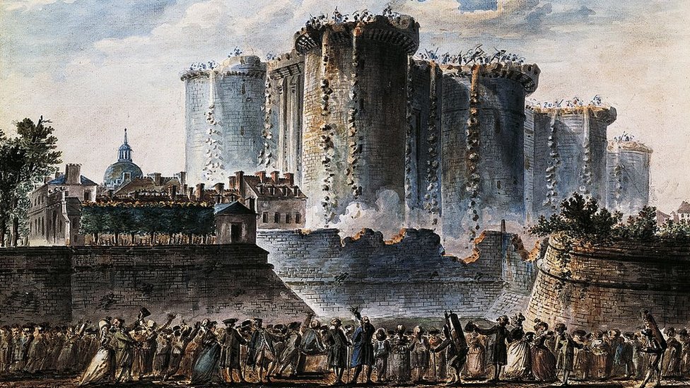 La toma de La Bastilla marco la caida del antiguo regimen y la monarquia absoluta.