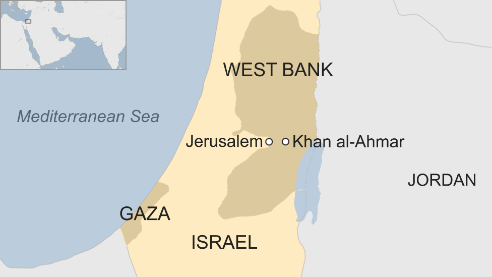 Карта Израиля и оккупированного Западного берега