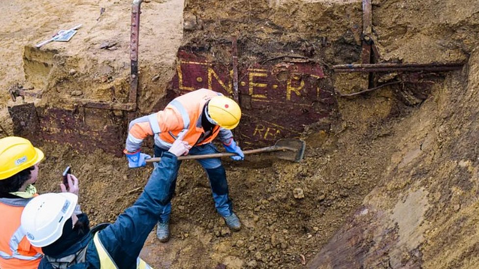 Century-old LNER train wagon found in Belgium is rare first