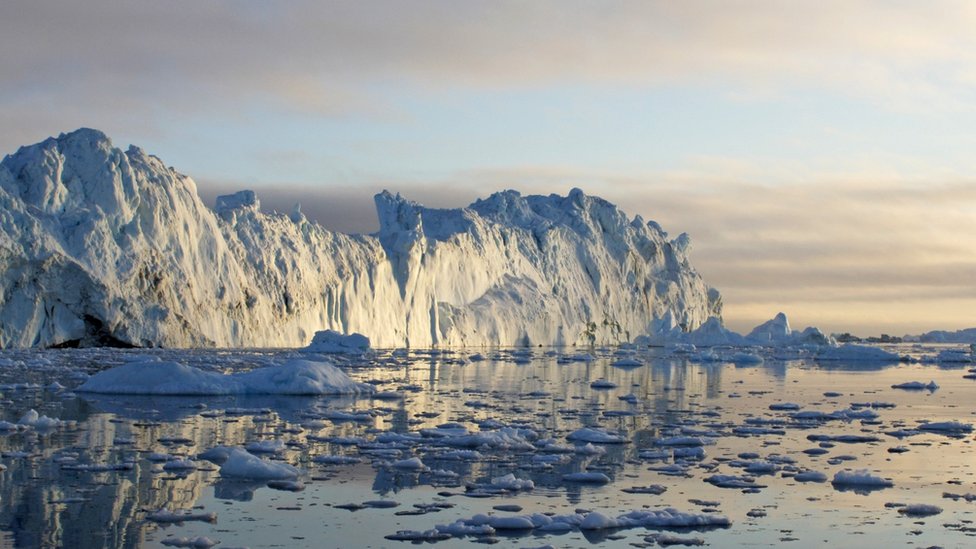 Plataforma de hielo en Groenlandia