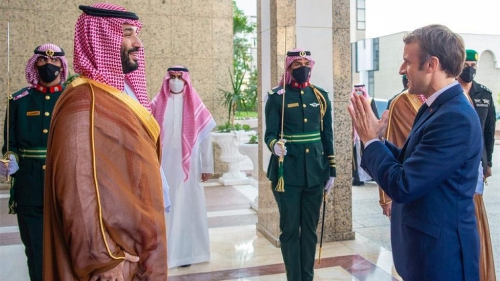 ماكرون وبن سلمان