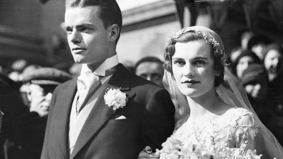 Margaret Wigham, que se casó en 1933, fue una de las primeras "it girls". Foto: Corbis. Margaret Wigham. Foto: Corbis.